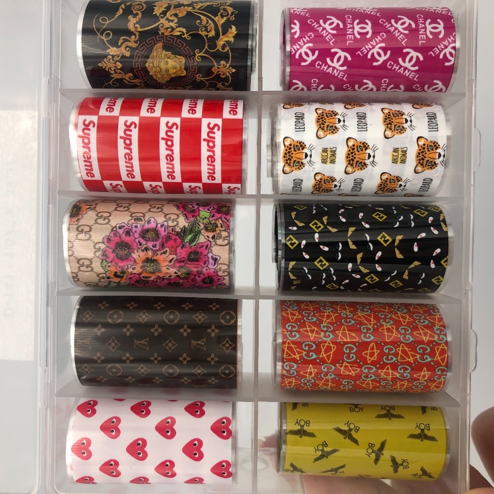 Luxury - Transfer Foil Nail Art - D141